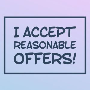I love reasonable offers!  Bundle and save!
